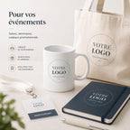 Mug personnalisé avec logo entreprise – Tasse personnalisée 11 oz – Cadeau entreprise et collaborateurs B2B