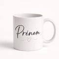 Mug Personnalisé Prénom – Tasse Personnalisée avec Prénom ou Texte – Cadeau Original Femme Homme – Anniversaire, Noël, Collègue