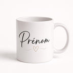 Mug Personnalisé Prénom – Tasse Personnalisée avec Prénom ou Texte – Cadeau Original Femme Homme – Anniversaire, Noël, Collègue