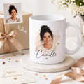Mug personnalisé prénom et photo – Tasse avatar sur mesure – Cadeau original femme homme anniversaire