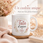 Tasse personnalisée Tata avec prénom – Mug en céramique 325 ml