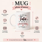 Tasse personnalisée Tata – Mug avec prénom, cadeau original pour une tata