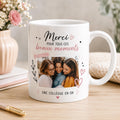 Mug personnalisé collègue avec photo – Tasse personnalisée, cadeau départ collègue, équipe bureau