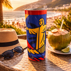 mug isotherme design tropical perroquets colombie BAKOUGIE x TUMBY