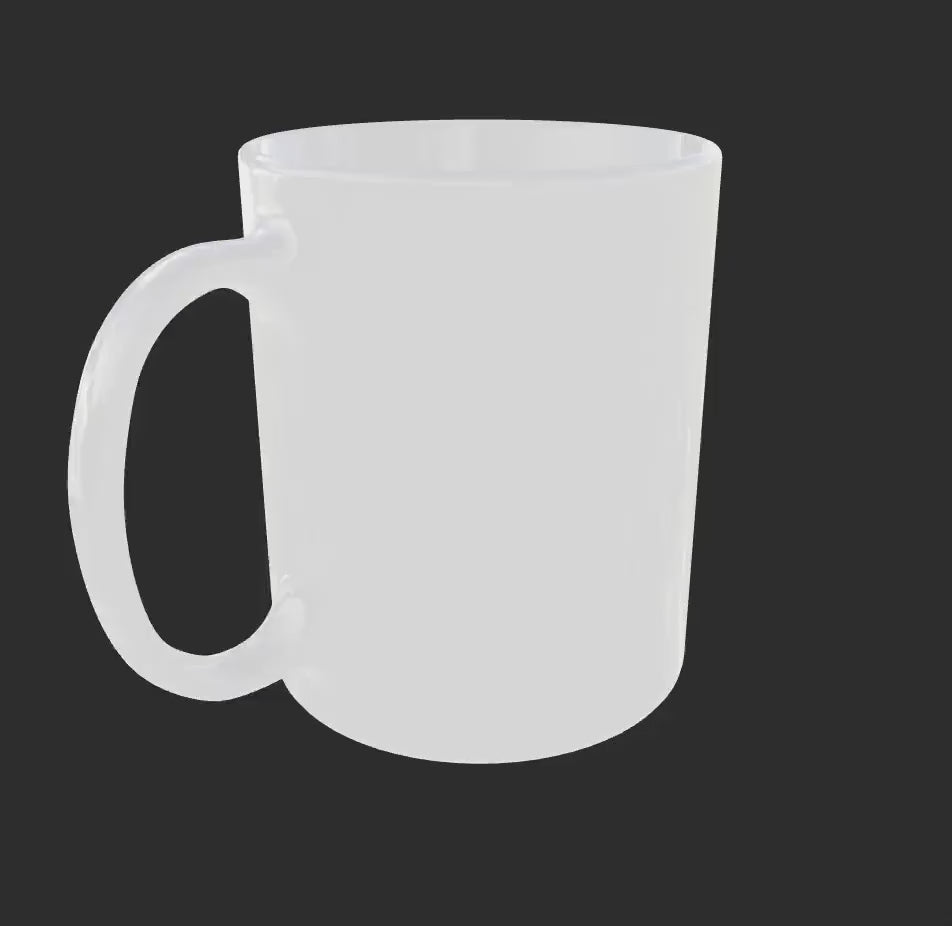 Mug collègue femme personnalisé avec prénom et message – tasse fleurie en céramique 325 ml